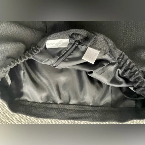 Worthington Gray Midi Pencil Skirt Work - Picture 12 of 16